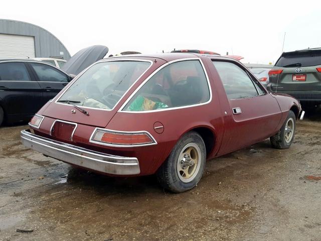 A50667A266893 - 1975 AMC PACER  MAROON photo 4