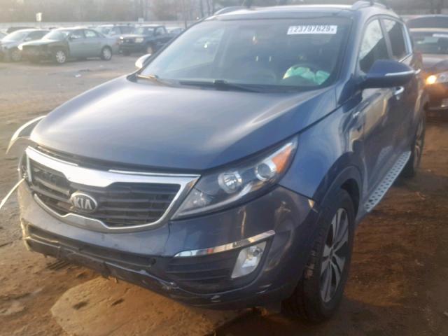 KNDPCCA23D7430304 - 2013 KIA SPORTAGE E CHARCOAL photo 2