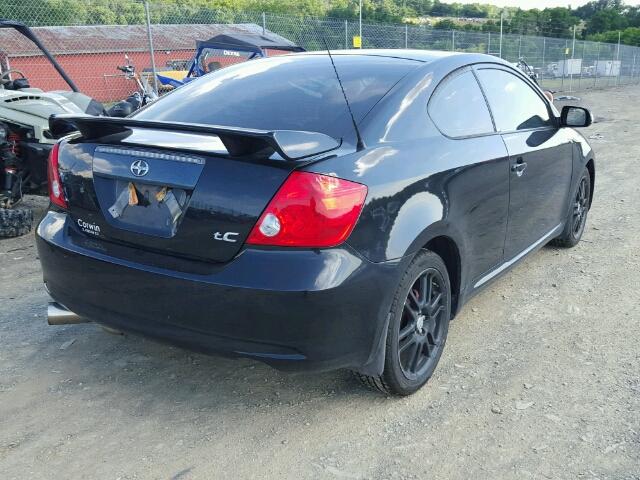 JTKDE177370168469 - 2007 TOYOTA SCION TC BLACK photo 4