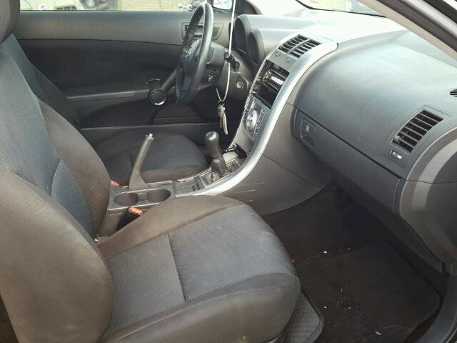 JTKDE177370168469 - 2007 TOYOTA SCION TC BLACK photo 5