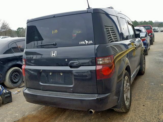 5J6YH18937L015311 - 2007 HONDA ELEMENT SC BLACK photo 4