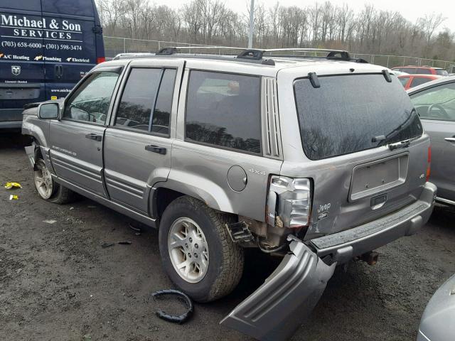 1J4GZ78Y5WC258068 - 1998 JEEP GRAND CHER GRAY photo 3