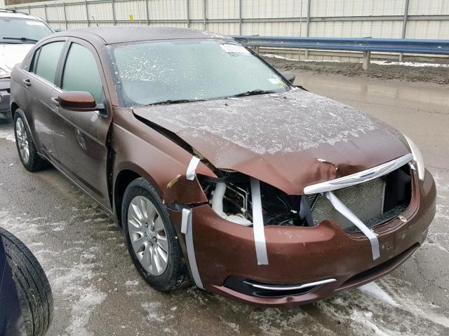 1C3CCBABXDN642495 - 2013 CHRYSLER 200 LX BROWN photo 1