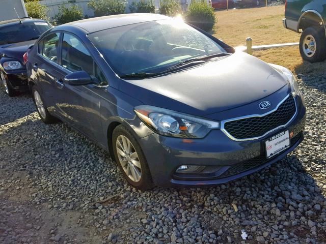 KNAFX4A8XF5262649 - 2015 KIA FORTE EX GRAY photo 1