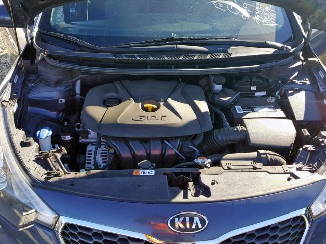 KNAFX4A8XF5262649 - 2015 KIA FORTE EX GRAY photo 7