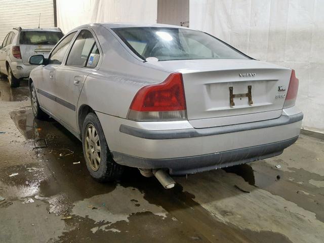 YV1RS61R612060348 - 2001 VOLVO S60 SILVER photo 3