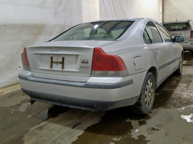 YV1RS61R612060348 - 2001 VOLVO S60 SILVER photo 4