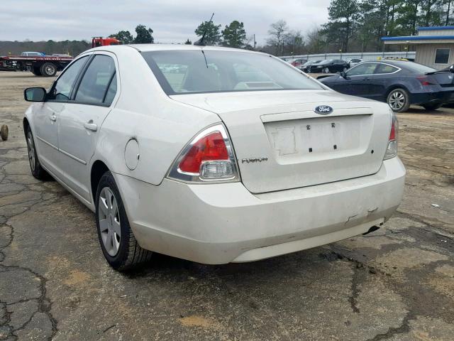 3FAHP06Z69R114544 - 2009 FORD FUSION S WHITE photo 3