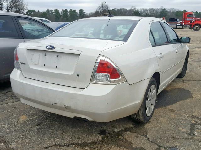 3FAHP06Z69R114544 - 2009 FORD FUSION S WHITE photo 4