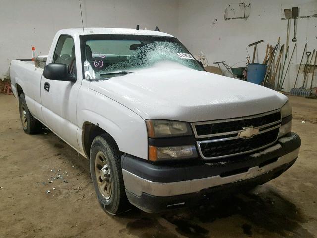 1GCEC14X27Z149591 - 2007 CHEVROLET SILVERADO WHITE photo 1