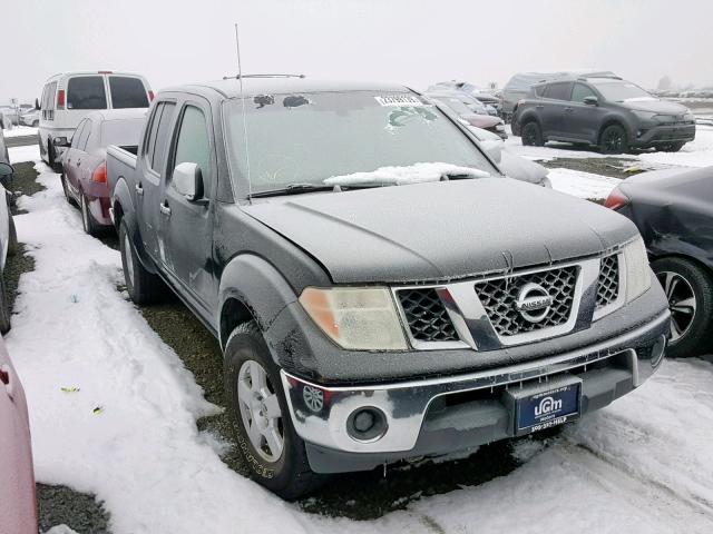 1N6AD07U36C435844 - 2006 NISSAN FRONTIER C BLACK photo 1