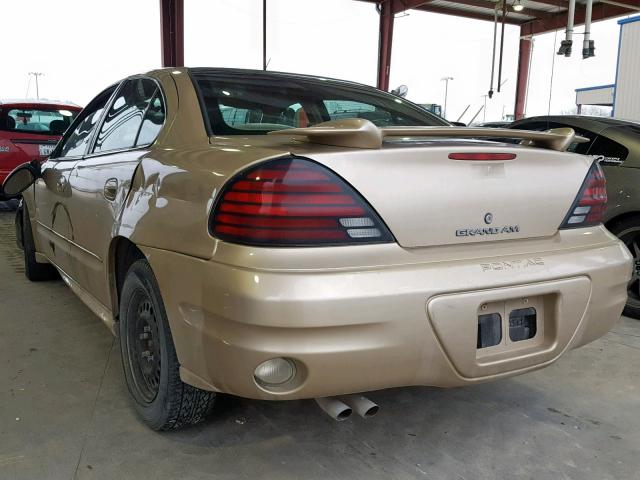 1G2NE52EX5M114542 - 2005 PONTIAC GRAND AM S GOLD photo 3
