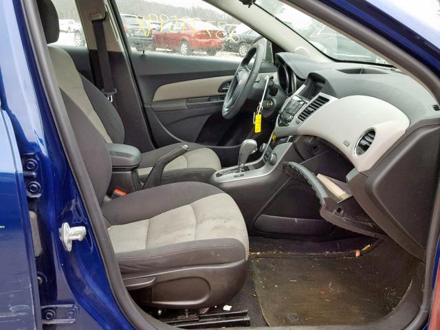 1G1PA5SH5D7200745 - 2013 CHEVROLET CRUZE LS BLUE photo 5