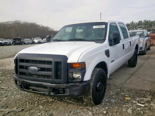 1FTWW30RX8EC30930 - 2008 FORD F350 SRW S WHITE photo 2