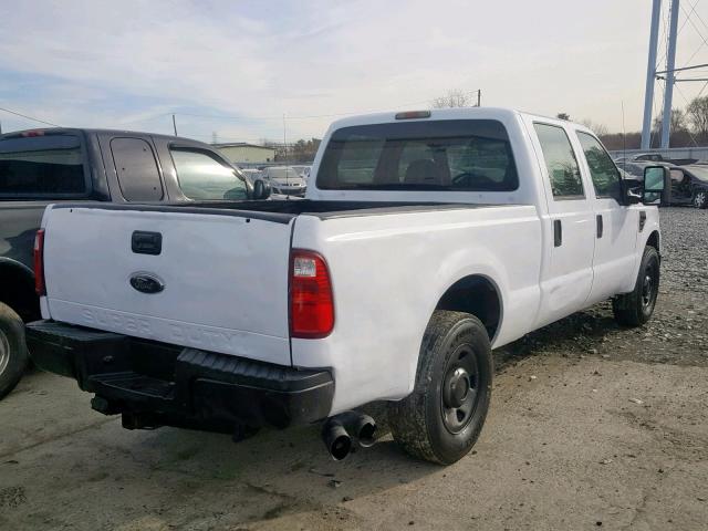 1FTWW30RX8EC30930 - 2008 FORD F350 SRW S WHITE photo 4