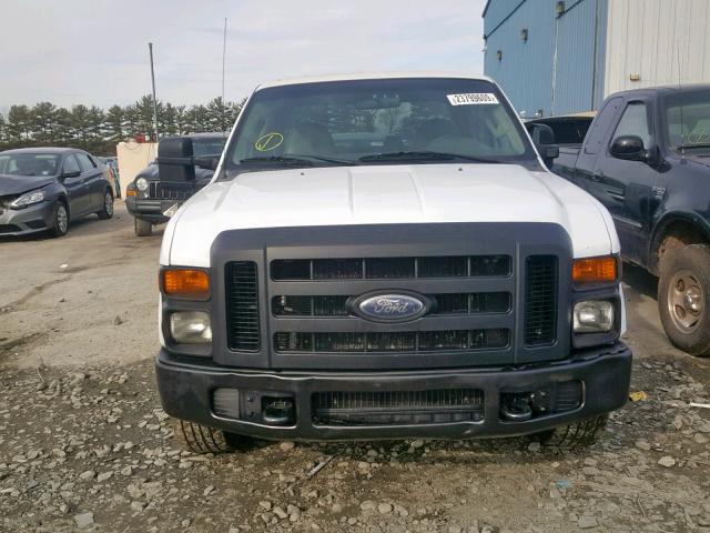 1FTWW30RX8EC30930 - 2008 FORD F350 SRW S WHITE photo 9