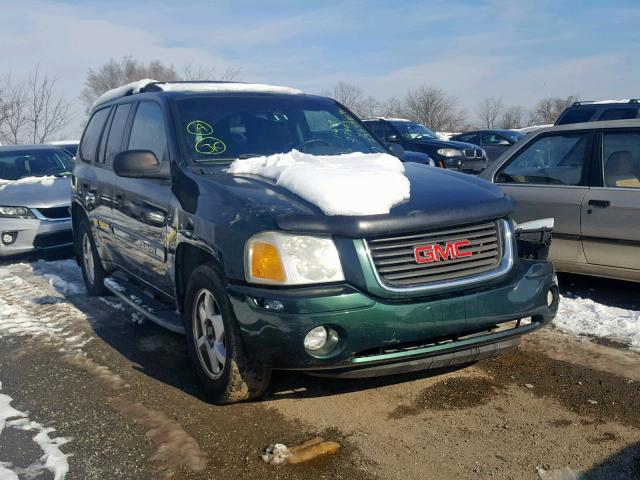 1GKDS13S322430048 - 2002 GMC ENVOY GREEN photo 1