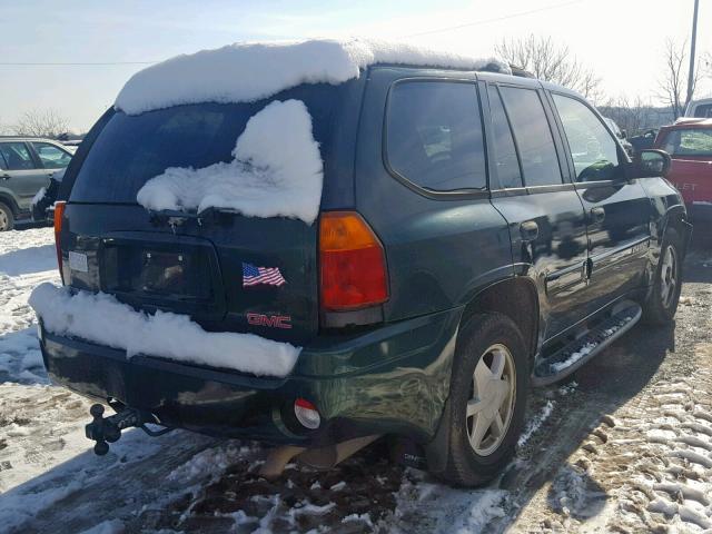 1GKDS13S322430048 - 2002 GMC ENVOY GREEN photo 4