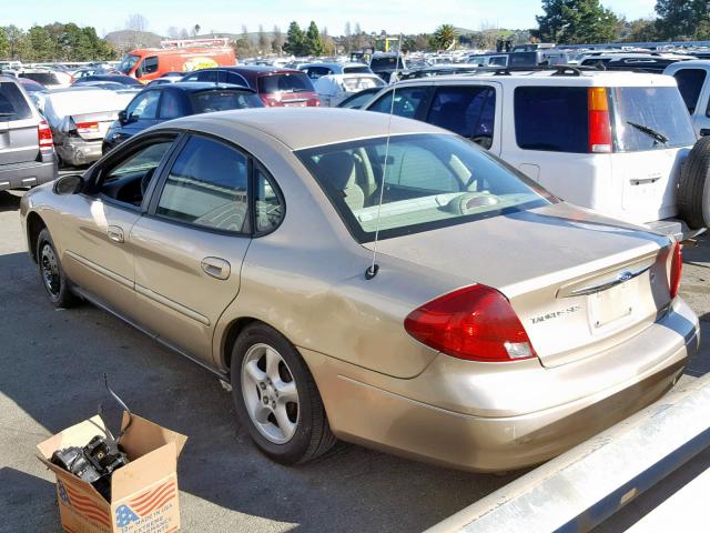 1FAFP5529YA238714 - 2000 FORD TAURUS SES GOLD photo 3