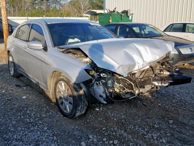 1C3CCBAB6CN268465 - 2012 CHRYSLER 200 LX SILVER photo 1