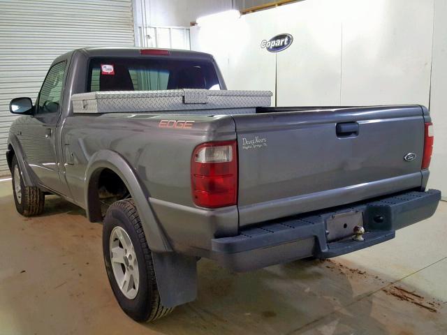 1FTYR10U55PA49758 - 2005 FORD RANGER GRAY photo 3