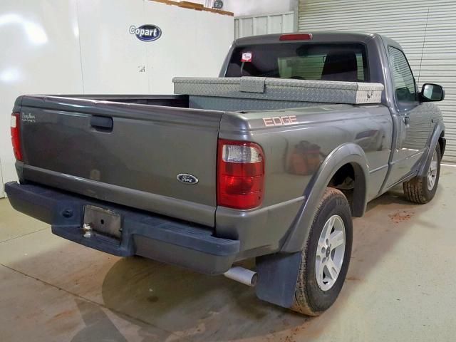 1FTYR10U55PA49758 - 2005 FORD RANGER GRAY photo 4