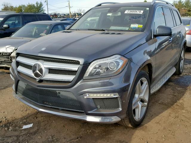 4JGDF7DEXEA325363 - 2014 MERCEDES-BENZ GL 550 4MA BLUE photo 2