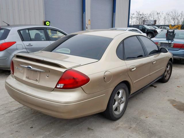 1FAFP55UXYA219249 - 2000 FORD TAURUS SES TAN photo 4