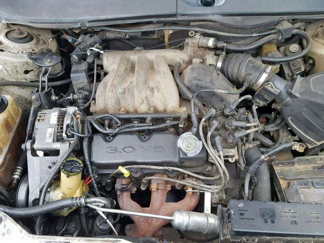 1FAFP55UXYA219249 - 2000 FORD TAURUS SES TAN photo 7