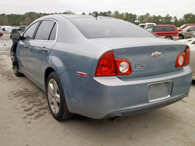 1G1ZG57B394106819 - 2009 CHEVROLET MALIBU LS BLUE photo 3