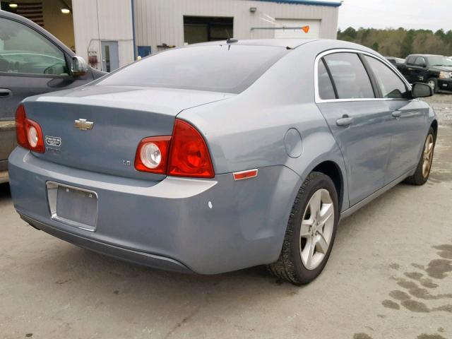 1G1ZG57B394106819 - 2009 CHEVROLET MALIBU LS BLUE photo 4