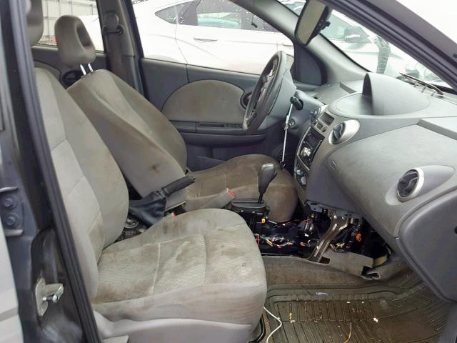 1G8AJ55F67Z198756 - 2007 SATURN ION LEVEL SILVER photo 5