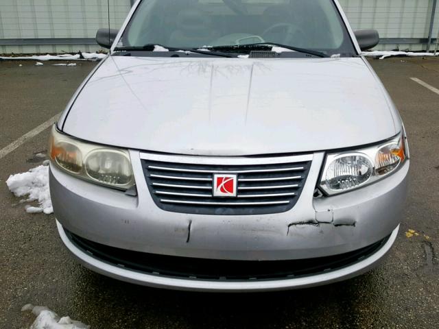1G8AJ55F67Z198756 - 2007 SATURN ION LEVEL SILVER photo 9