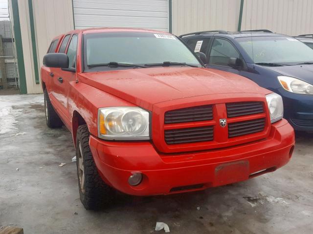 1D7HW48J06S712114 - 2006 DODGE DAKOTA QUA RED photo 1