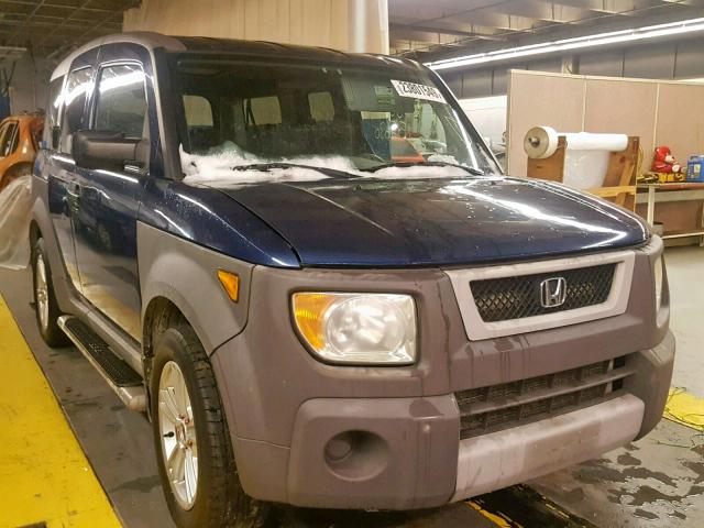 5J6YH28253L008282 - 2003 HONDA ELEMENT DX BLUE photo 1