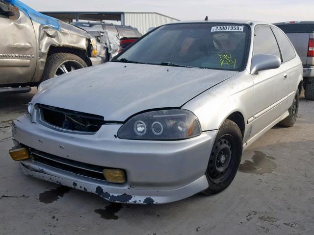 2HGEJ644XTH121736 - 1996 HONDA CIVIC DX SILVER photo 2