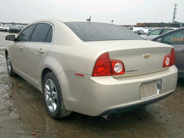 1G1ZC5EB5AF156919 - 2010 CHEVROLET MALIBU 1LT GOLD photo 3