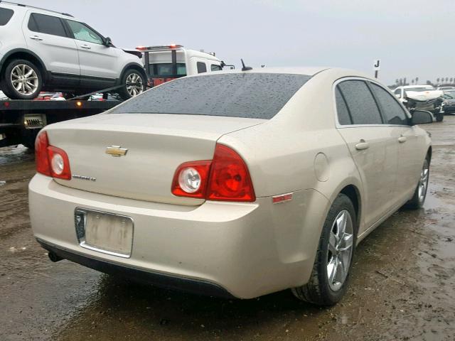 1G1ZC5EB5AF156919 - 2010 CHEVROLET MALIBU 1LT GOLD photo 4