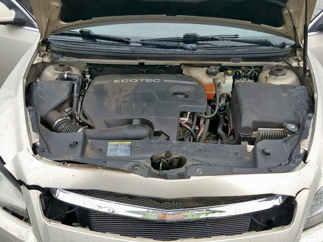 1G1ZC5EB5AF156919 - 2010 CHEVROLET MALIBU 1LT GOLD photo 7