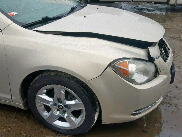 1G1ZC5EB5AF156919 - 2010 CHEVROLET MALIBU 1LT GOLD photo 9