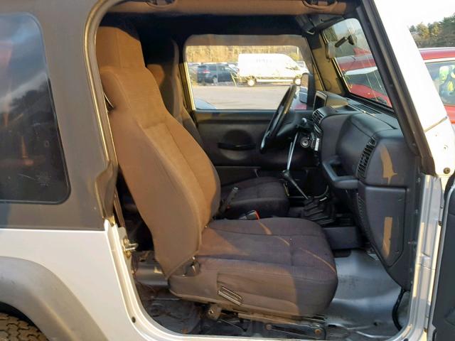 1J4FA39S33P367350 - 2003 JEEP WRANGLER C SILVER photo 5