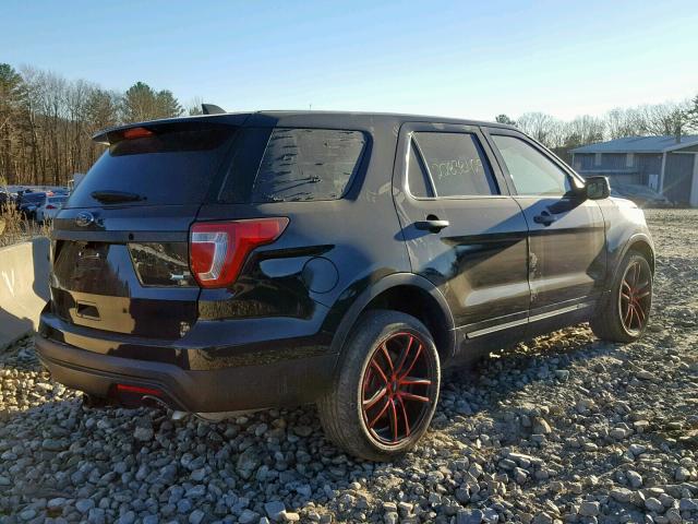 1FM5K8AR7HGD13685 - 2017 FORD EXPLORER P 黑色 照片 4