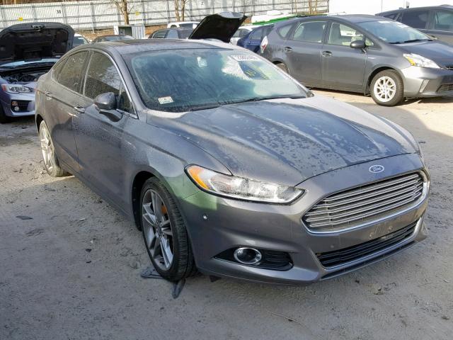 3FA6P0K99DR136432 - 2013 FORD FUSION TIT GRAY photo 1