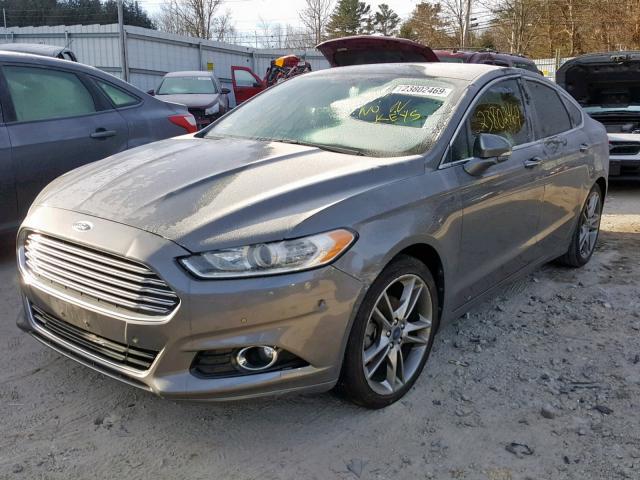 3FA6P0K99DR136432 - 2013 FORD FUSION TIT GRAY photo 2