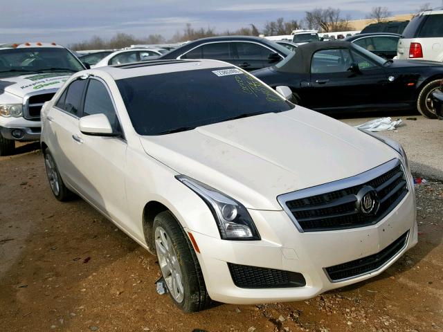 1G6AA5RX7D0175384 - 2013 CADILLAC ATS WHITE photo 1