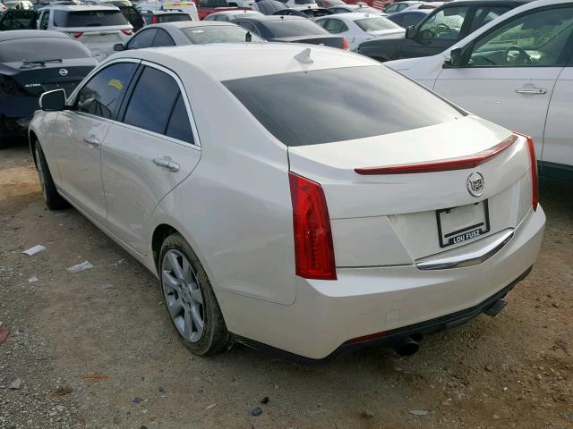 1G6AA5RX7D0175384 - 2013 CADILLAC ATS WHITE photo 3