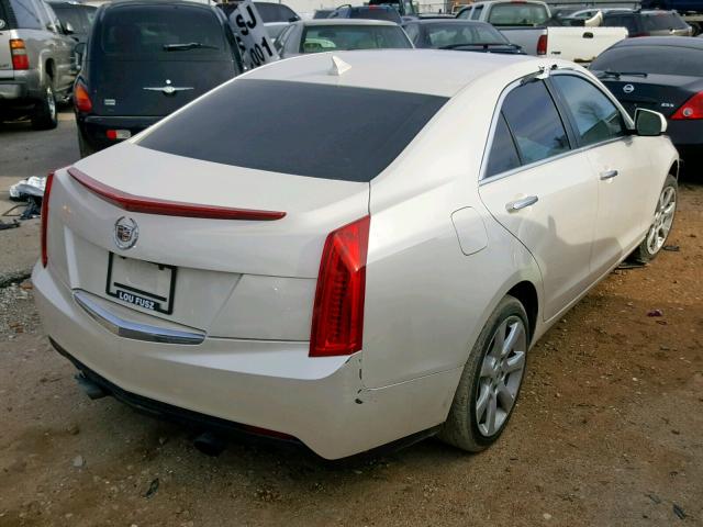 1G6AA5RX7D0175384 - 2013 CADILLAC ATS WHITE photo 4