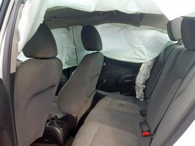 1G1JA5SH3D4155456 - 2013 CHEVROLET SONIC LS WHITE photo 6