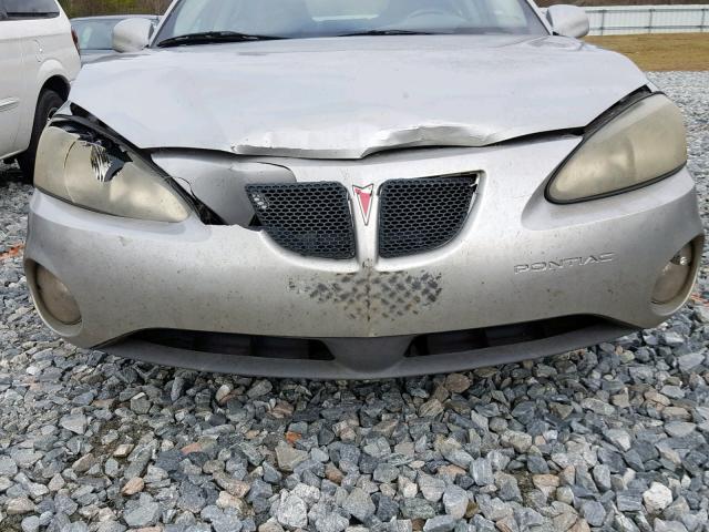 2G2WP552871222186 - 2007 PONTIAC GRAND PRIX SILVER photo 9