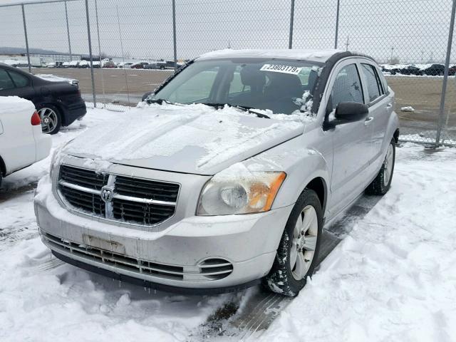 1B3CB4HA9AD662392 - 2010 DODGE CALIBER SX SILVER photo 2